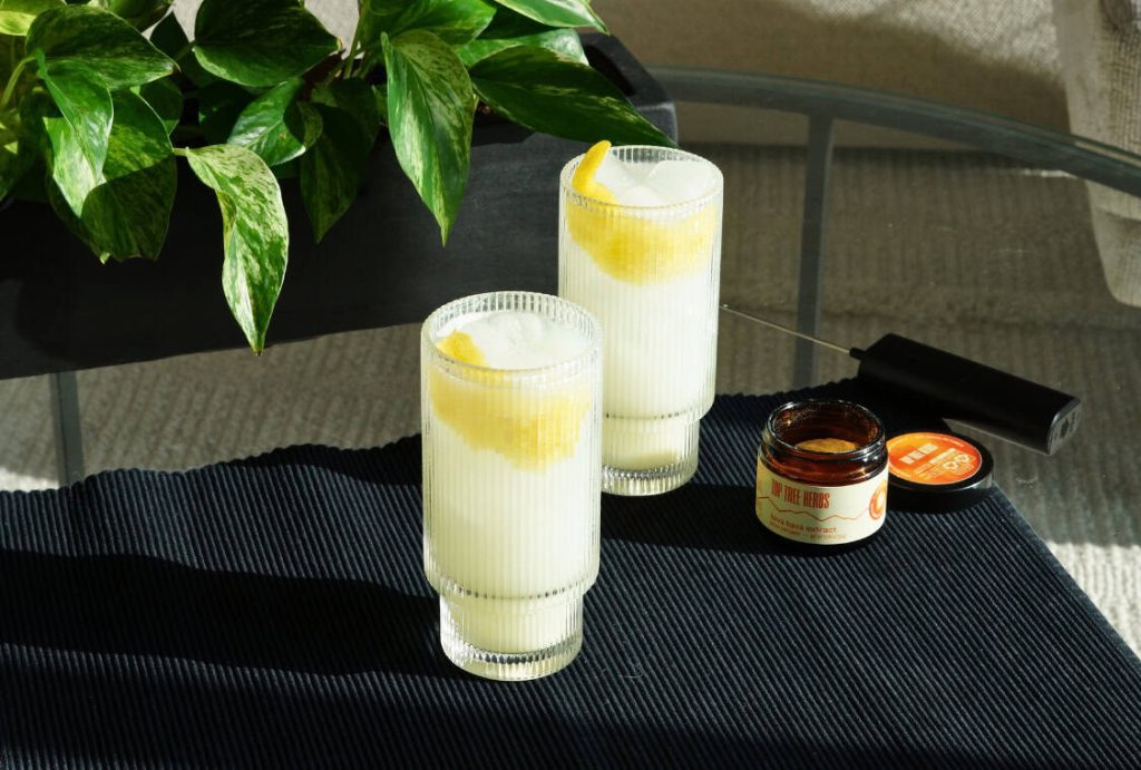 Lemon Kava Tonic Non Alcoholic Cocktail Recipe