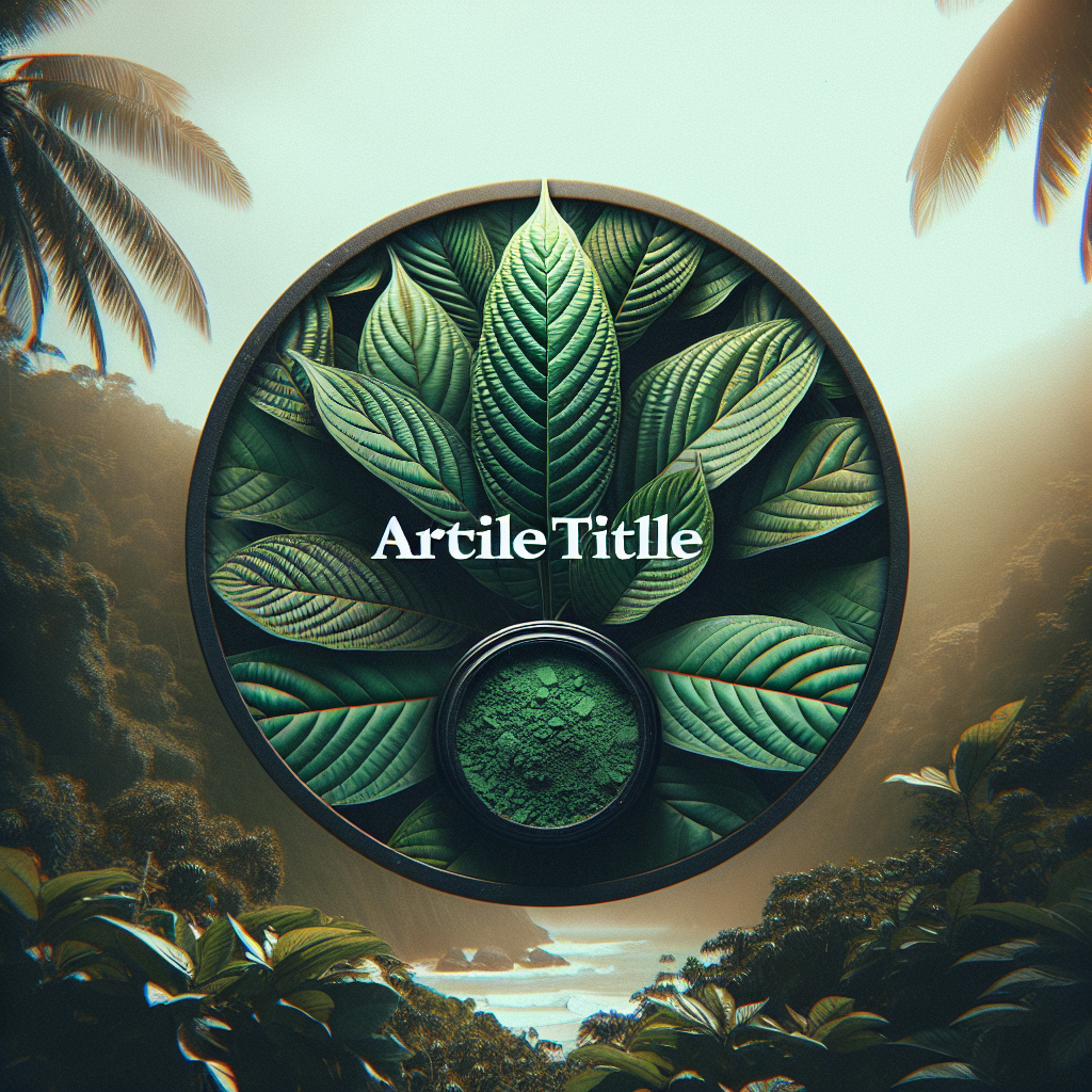 Kratom Capsules And Powder Refinement