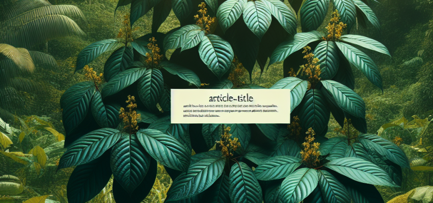 How Kratom Capsules Are Processed